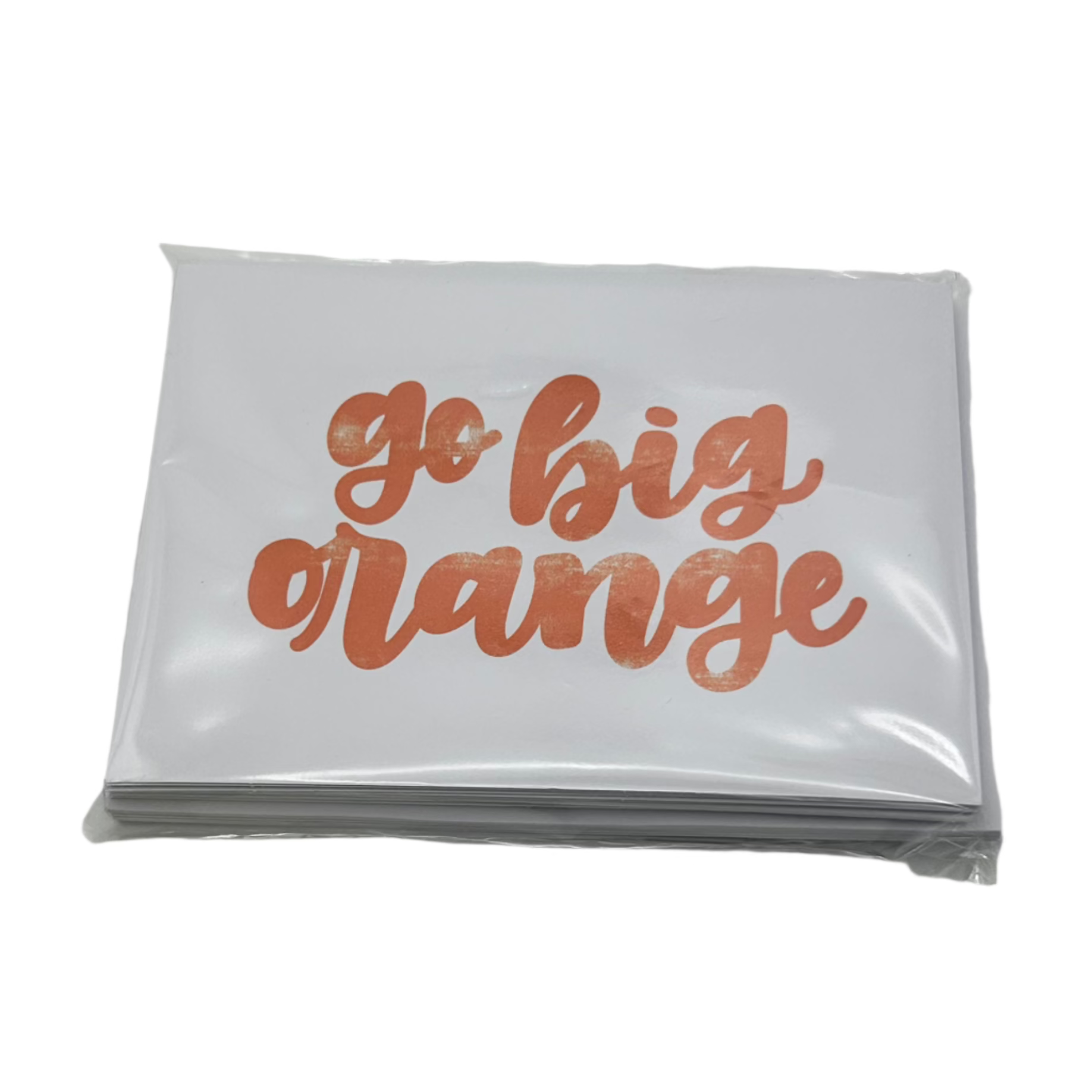 Go Big Orange Notecard Set